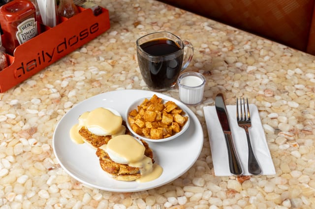 Crab Cake Benedict.
