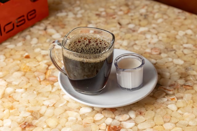 Regular or Decaf Coffee.