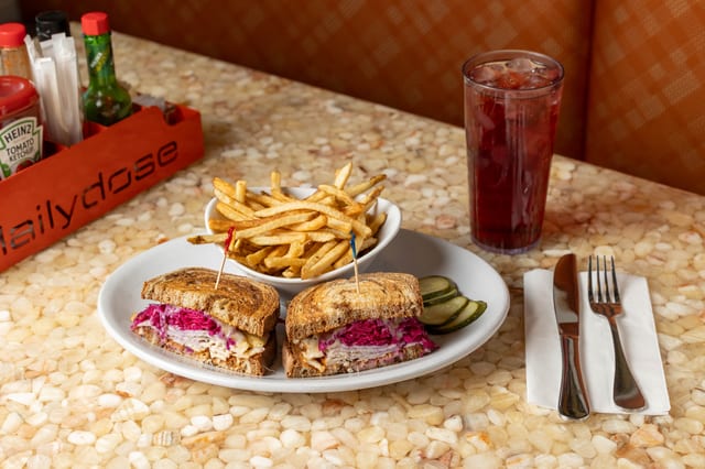 Red Chili Reuben Sandwich.