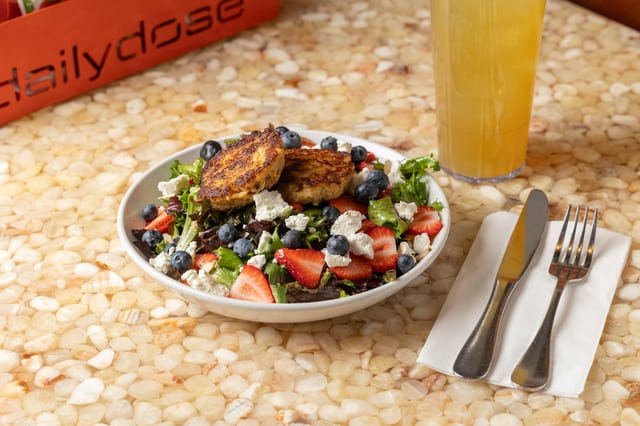 Berry Mint Salad.