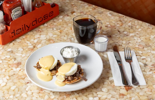 Roasted Top Sirloin Benedict.