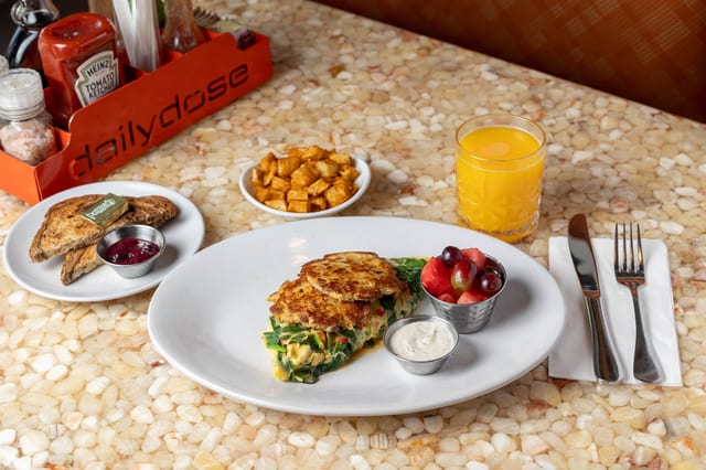 Crabby Omelet.
